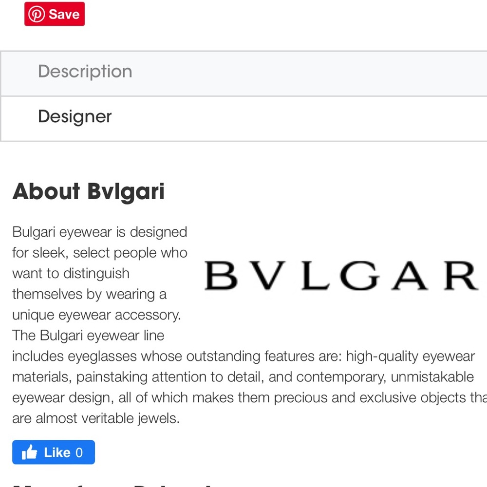 ❌SOLD ❌Beautiful Bvlgari SERPENTI BV 8181B havana glitter gold/brown Sunglasses - Picture 14 of 16